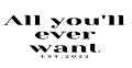 All you'll ever want logo